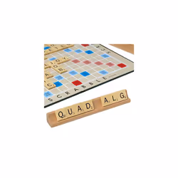 Scrabble Classic: a reproduction of the original 1950's design with wooden tiles | Classic Games | For 2-4 Players | Ages 10+