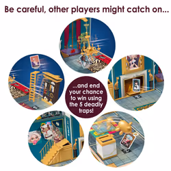 | 13 Dead End: The murder mystery mansion game with 12 suspects, 5 traps and only 1 survivor! | Family Games | For 2-6 Players | Ages 8+