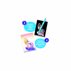 John Adams | BLOPENS Fantastic Creatures Activity Set: Create fantastic airbrush pictures with metallic effects! | Arts & crafts | Ages 7+