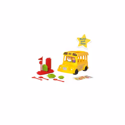 John Adams | Fun Bricks CoComelon School Bus Kit: Build and play! | Preschool Building Blocks | Ages 2+