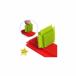 John Adams | Fun Bricks CoComelon School Bus Kit: Build and play! | Preschool Building Blocks | Ages 2+