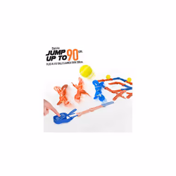 | ZipLinx - Hi-Fly Set: high-flying chain-reaction fun! | Jumping Domino Action | Domino and Tile Games | Ages 6+,Yellow