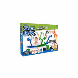 | ZipLinx - Triple Tower Blast Set: high-flying chain-reaction fun! | Jumping Domino Action | Domino and Tile Games | Ages 6+