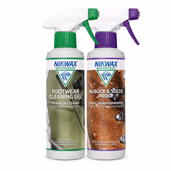 Footwear Cleaning Gel Spray and Nubuck & Suede Proof Spray Double Pack
