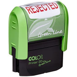 Colop P20 Green Line Eco-friendly Self-inking REJECTED Word Stamp Impr