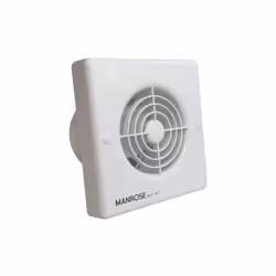 Manrose QF100T Quiet Extractor Fan 100mm (Timer Version)