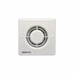 Manrose LXF100H Energy Efficient Axial Extractor Fan with Humidistat / Timer