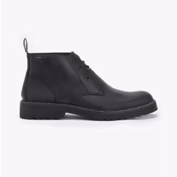 Barbour MAXWELL Mens Chukka Boots Black - UK 10, Black