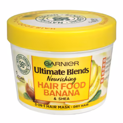 Garnier Ultimate Blends Hair Food Banana 3-in-1 Dry Hair Mask Treatment 390ml