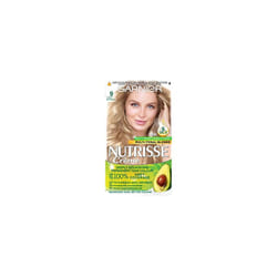 Garnier Nutrisse Blonde Hair Dye Permanent, Up to 100 Percent Grey Hair Coverage, with NEW 5 Oils Conditioner - 9.0 Light Blonde