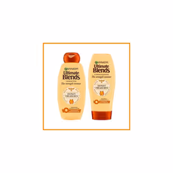 Garnier Ultimate Blends Honey Treasures Shampoo & Conditioner Set | Strengthening for Dry Damaged Hair 360 ml