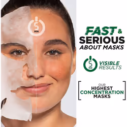 Garnier Ampoule Sheet Masks Set Of 3, Pineapple & 1% Vitamin C To Brighten, Watermelon & 1% Hyaluronic Acid To Replump, Kale & 2% Niacinamide To