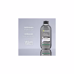 Garnier's Ultimate Charcoal Gift Set for Face, with Serum, Face Mask and Micellar Purifying Jelly Water to Reduce Imperfections, Approved by Cruelty