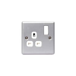 Masterplug MC521-01 Metal Clad Switched Socket 1-Gang 13A