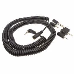 kenable 002111, 3.5mm, Male, 3.5mm, Female, 6 m, Black