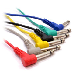 kenable 008690 audio cable 0.6 m 6.35mm Black, Blue, Green, Red, White, Yellow