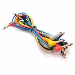 kenable 008690 audio cable 0.6 m 6.35mm Black, Blue, Green, Red, White, Yellow