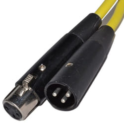 kenable 002429 audio cable 6 m XLR (3-pin) Yellow