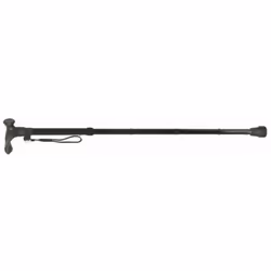 Left Handed Fold Down Adjustable Height Lightweight Walking Stick with Anti Slip Ferrule Foot to Aid Stability and Confidence ...