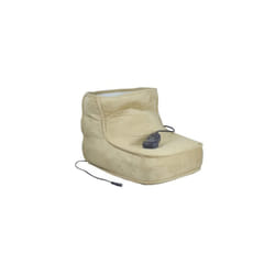 Aidapt Soft Relaxing Dual Speed Electric Foot Massage & Heated Foot Warmer Boot (Brown)