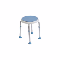 Aidapt Shower Stool with Rotating Seat. Ideal for Those who Struggle to Stand When Showering. Smooth Rotation.