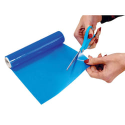 Blue Non Slip Mat Material Roll 100 x 20 cm for use on Tables, Trays, Counters and Draws