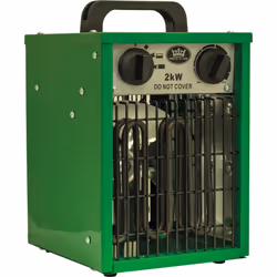 EH1904 Prem-I-Air 2kW Metal Fan Space Heater With Tip Over Switch