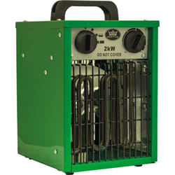 EH1904 Prem-I-Air 2kW Metal Fan Space Heater With Tip Over Switch