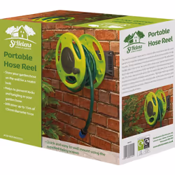 Garden Hose Pipe Hanger Wall Mounted Winding Cable Tidy Storage Shed Reel Holder