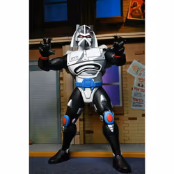 NECA TMNT Turtles Chrome Dome Ultimate Cartoon 7" Scale Action Figure
