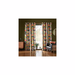 Orla Kiely - Multi Stem - Multi - Eyelet Curtains - 46x90"/117x229cm
