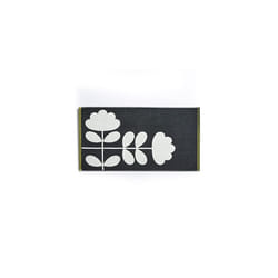 Cut Stem Bathroom Towel Moss & Charcoal 100% Cotton (Bath Mat 50cm x 90cm)