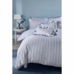 Duvet Cover Set Floral Bedding Bed Set Quilt Cover Flowers Blue - Double, Blue