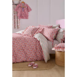 Cath Kidston Duvet Cover Set Quilt Cover Bedding Floral Pink Ditsy Archive - Double, Pink