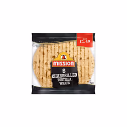 Mission 6 Chargrilled Tortilla Wraps 368g (Pack of 1)
