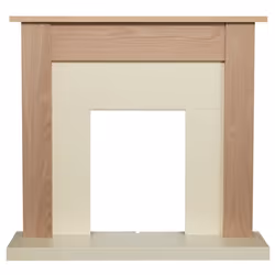Adam Southwold Fireplace in Oak & Cream, 43 inch