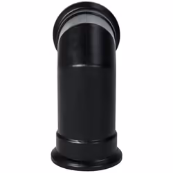 Adam Angled Stove Pipe in Black