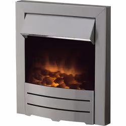 Adam 10212 fireplace Indoor Freestanding fireplace Electric Brushed steel