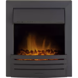 Adam Eclipse Electric Fire in Black