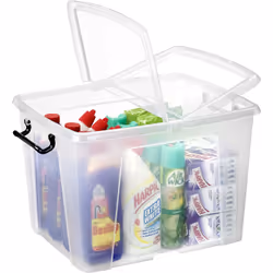 Strata HW674, Storage box, Transparent, Rectangular, Polypropylene (PP), Monochromatic, Universal