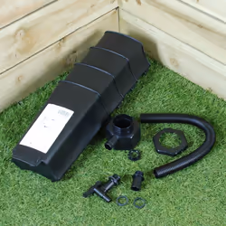 Strata Products Ltd Ward GN339 100L Slimline Water Butt Set including Tap - Black