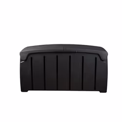 Strata 322L Heavy Duty Garden Storage Box / Seat, Lockable Trunk Grey