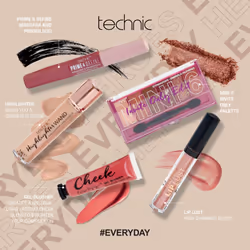 Invite Only 5 Piece Cosmetic Gift set - 5 Full Size Makeup Products for Eyes, Face & Lips - Vegan & Cruelty Free