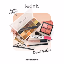 Enamoured Full Face Cosmetic 8 Piece Gift Set - Full Size Products for Eyes, Face & Lips - Perfect for Makeup Lovers - Vegan & Cruelty Free