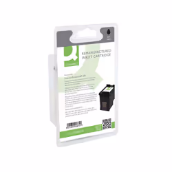 Remanufactured Q-Connect HP 338 Black Inkjet Cartridge C8765E OB00874