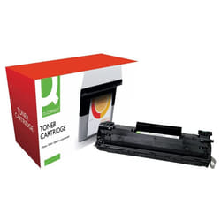 Compatible Q-Connect  Toner for HP LaserJet Toner CB436A, Black