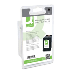 Remanufactured Q-Connect HP 300XL  Black Inkjet Cartridge High Yield CC641EE OBC641EE