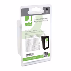 Remanufactured Q-Connect HP 350XL  Black Inkjet Cartridge High Yield CB336EE OBCB336EE