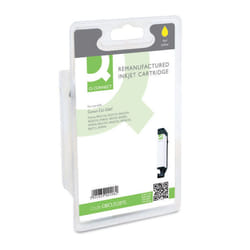 Remanufactured Q-Connect Canon CLI-526Y  Yellow Inkjet Cartridge 4543B001 OBCLI526YL