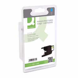 Remanufactured Q-Connect Brother  Cyan Inkjet Cartridge LC1240C OBLC1240C